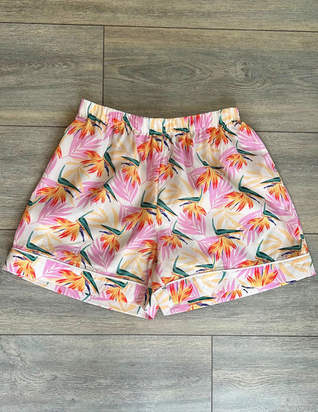 Bird of Paradise Printed Shorts