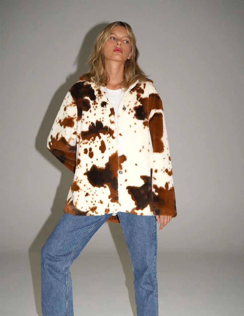 Cowgirl Faux Fur Coat
