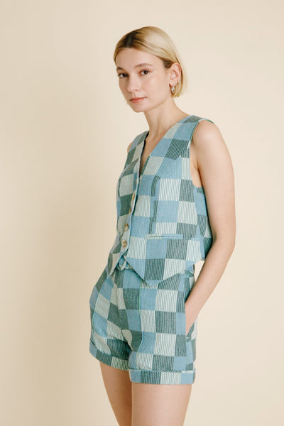 Patchwork Vest