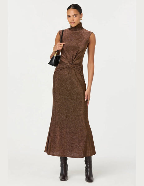 Riana Metallic Dress