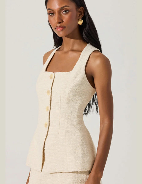 Brunelle Tweed Cutaway Vest