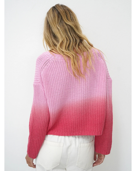 Angle V Dip Dye Sweater