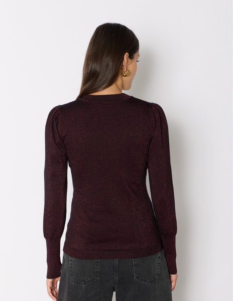 Lurex Puff Long Sleeve
