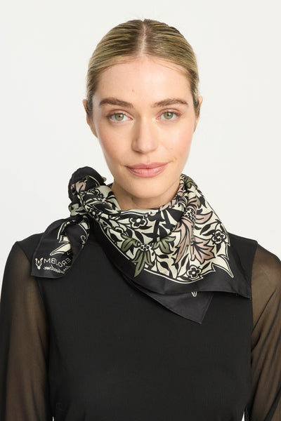 Renee Scarf in Safari Garden Print