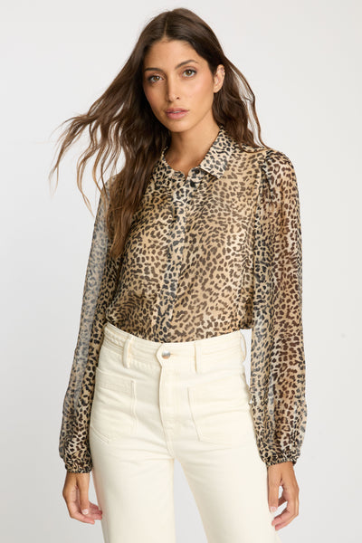 Presley Top in Leopard