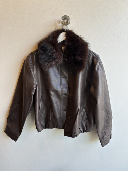 Marcie Faux Leather Jacket