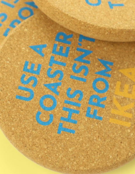 This Isn't From Ikea Cork Coasters