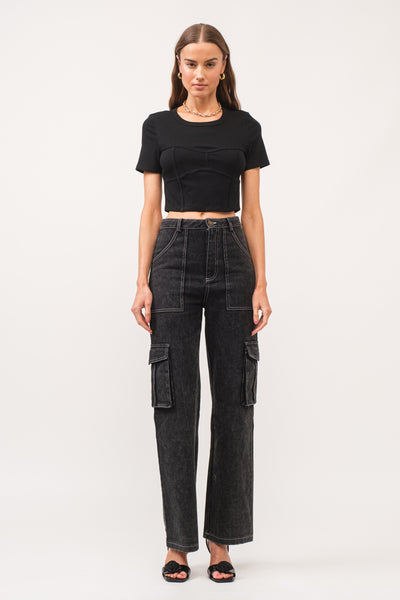 Corset Baby Tee
