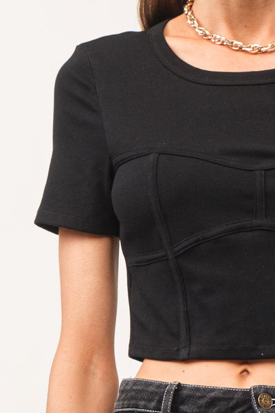 Corset Baby Tee