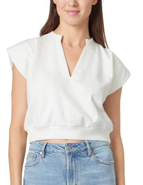 SS Sweatshirt V-Neck Top
