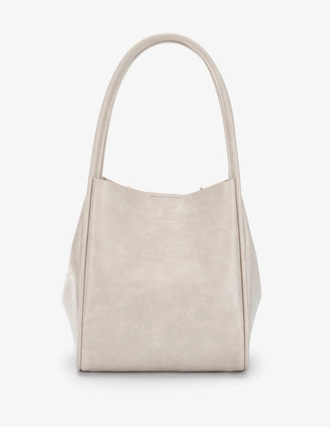 Hollace Mini Waxed Cream Tote