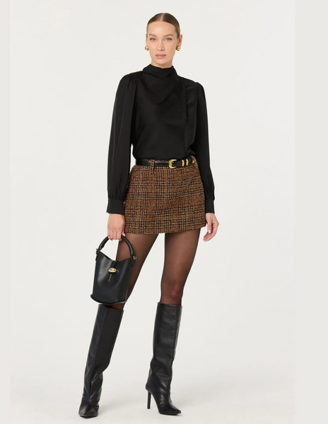 Kyleigh Plaid Mini Skirt