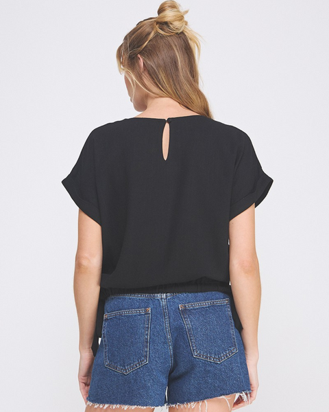 Linen Top w/ Side Ties