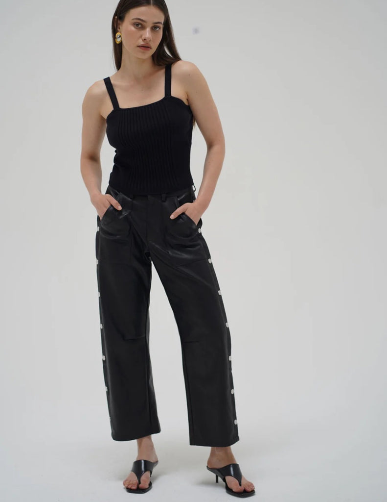 Simone Faux Leather Pants