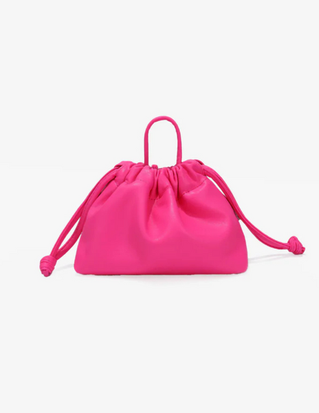 Mini Scrunch in Neon Pink