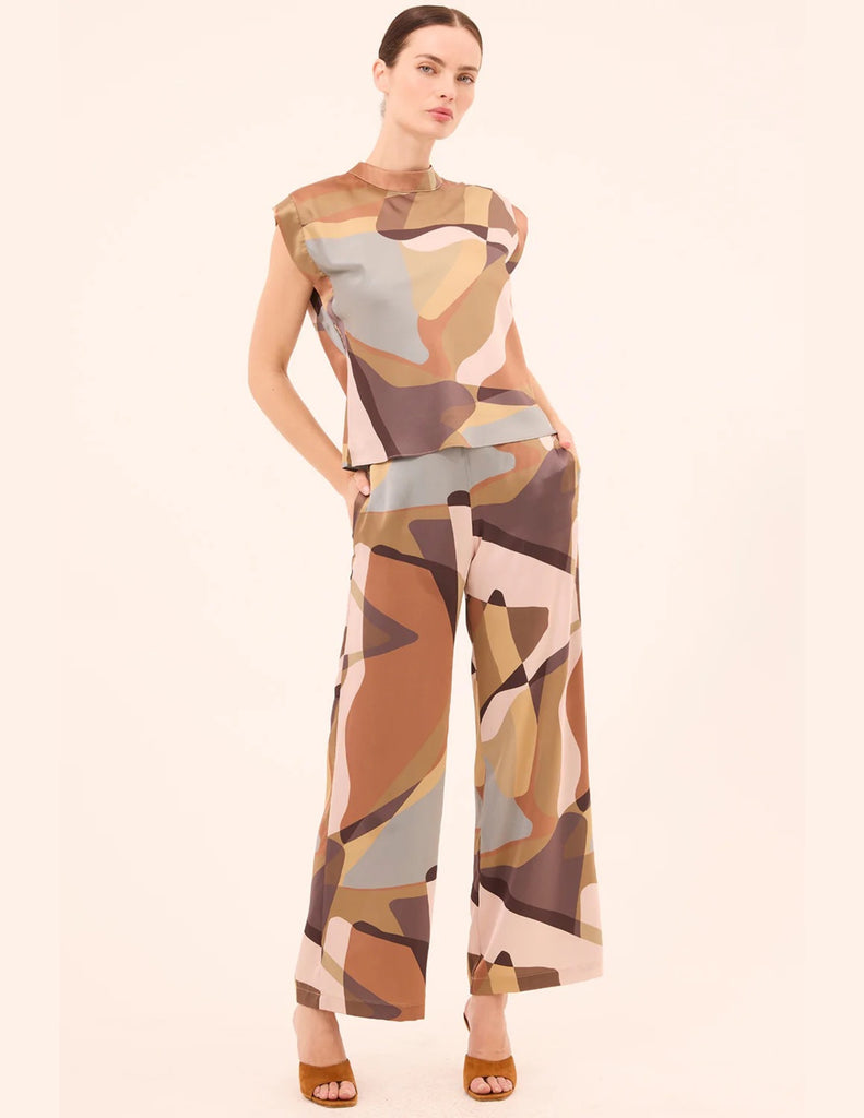 Lucy Top in Desert Abstract