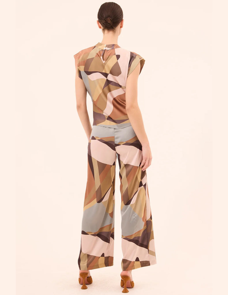 Lucy Top in Desert Abstract