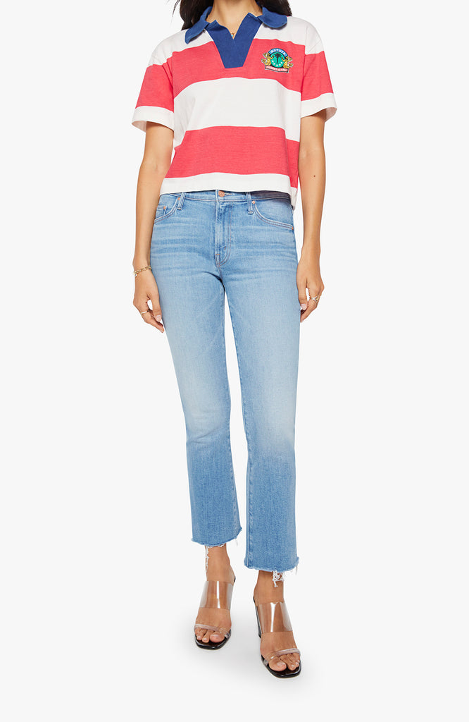 Mother Denim The Short Sleeve Match Polo