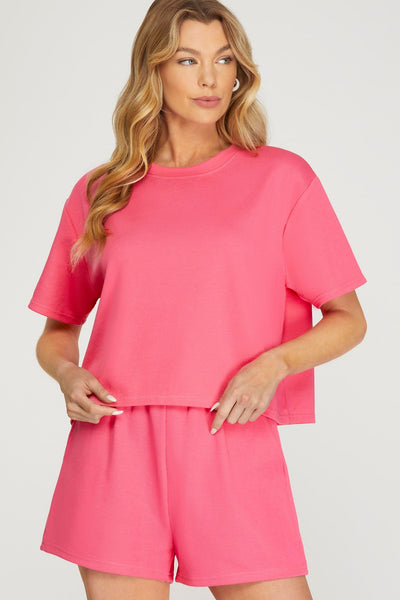 Round Neck Knit Top
