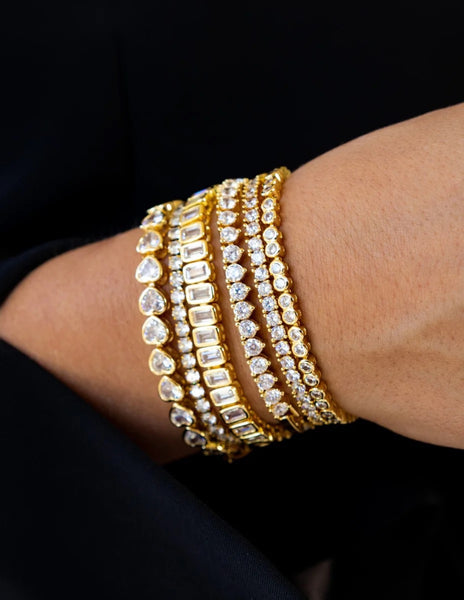 Bezel Tennis Bracelet