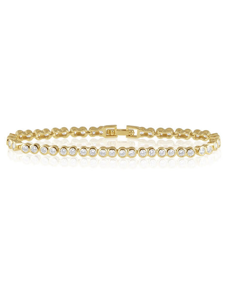 Bezel Tennis Bracelet