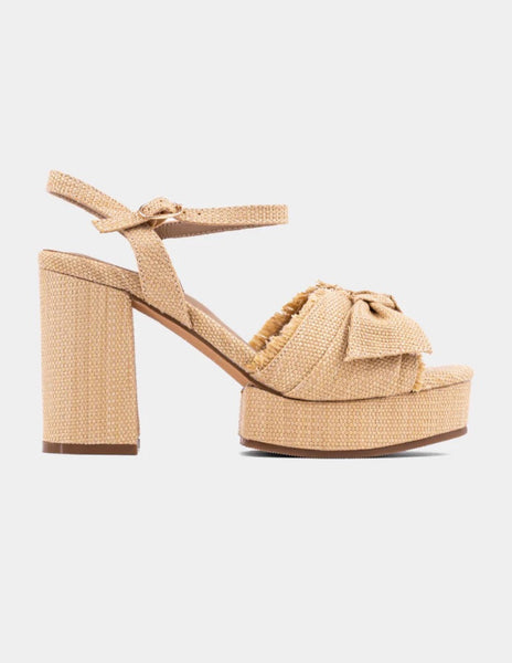 Hollywood Raffia Heel