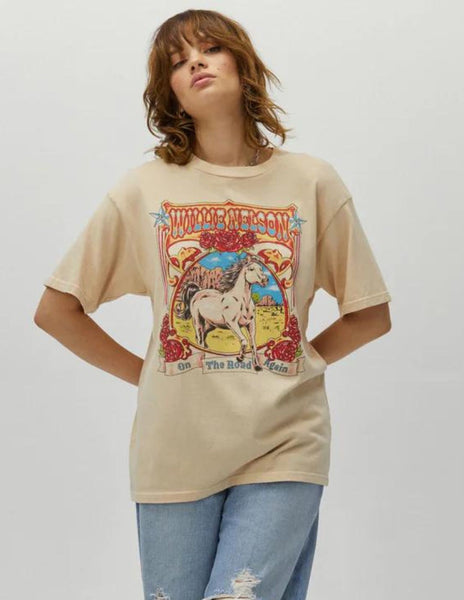 Willie Nelson On the Road Again Weekend Tee
