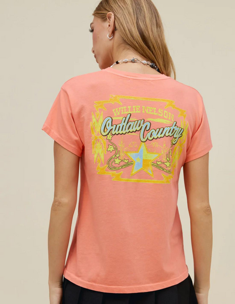 Willie Nelson Outlaw Country Tour Tee