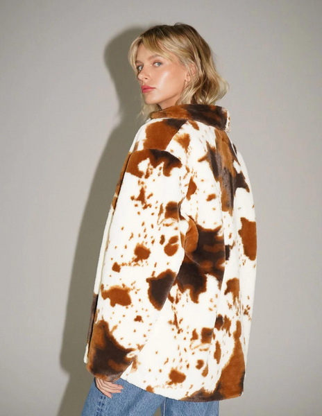 Cowgirl Faux Fur Coat