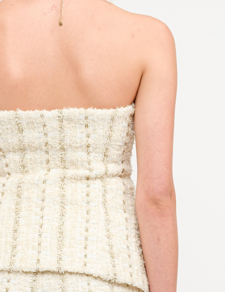 Tweed Corset Top