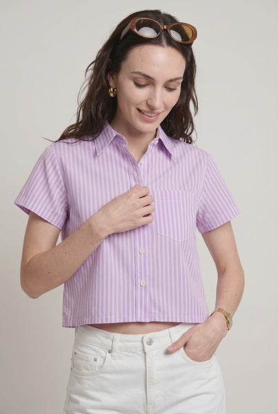 Boxy SS Cropped Shirt