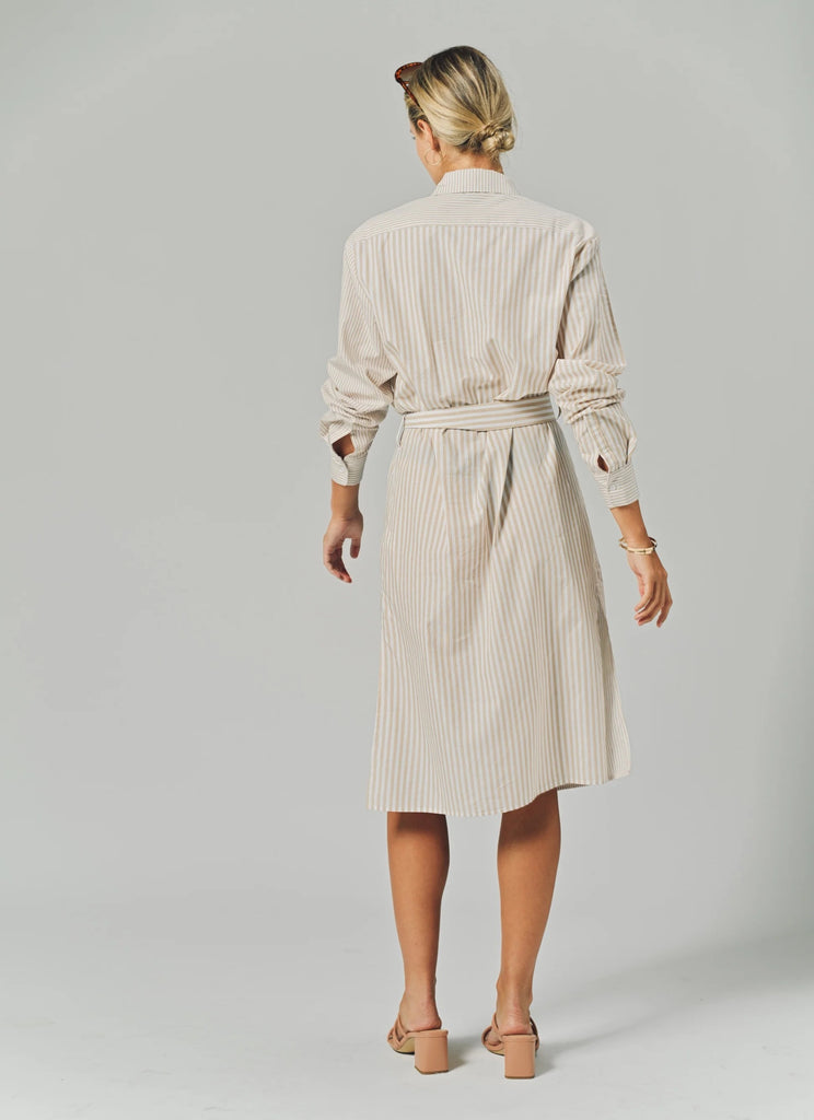 Long Sleeve Wrap Front Dress
