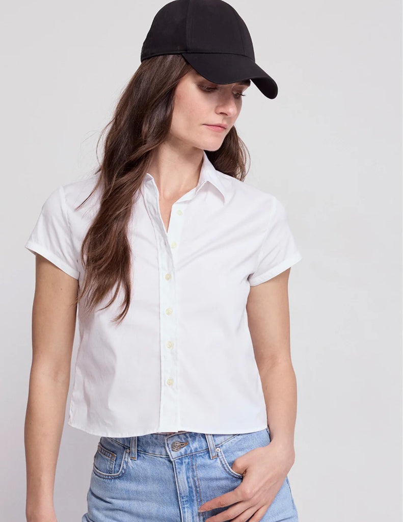 Boxy SS Crop Shirt