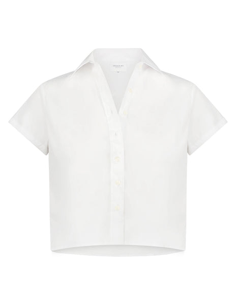 Boxy SS Crop Shirt