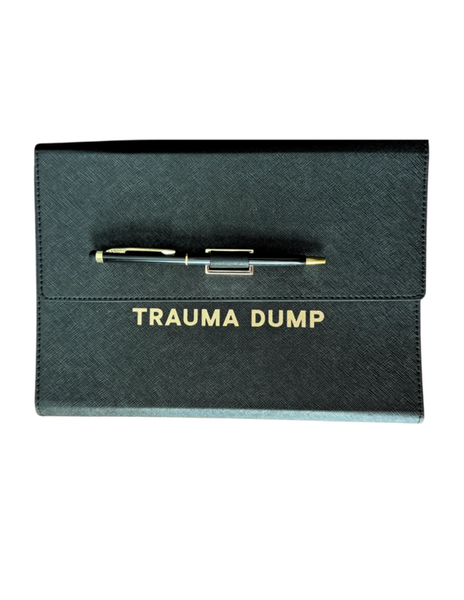 Trauma Dump Leather Journal