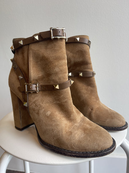 Valentino Rock Stud Booties