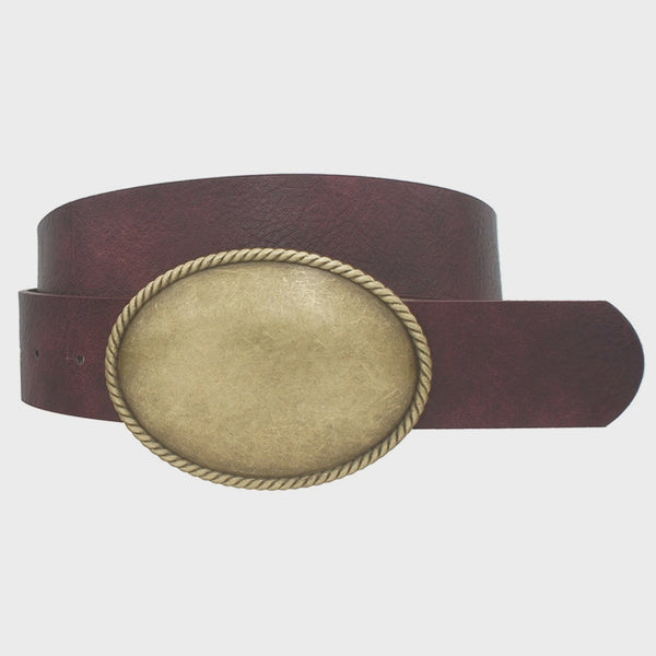 Oval Western Belt