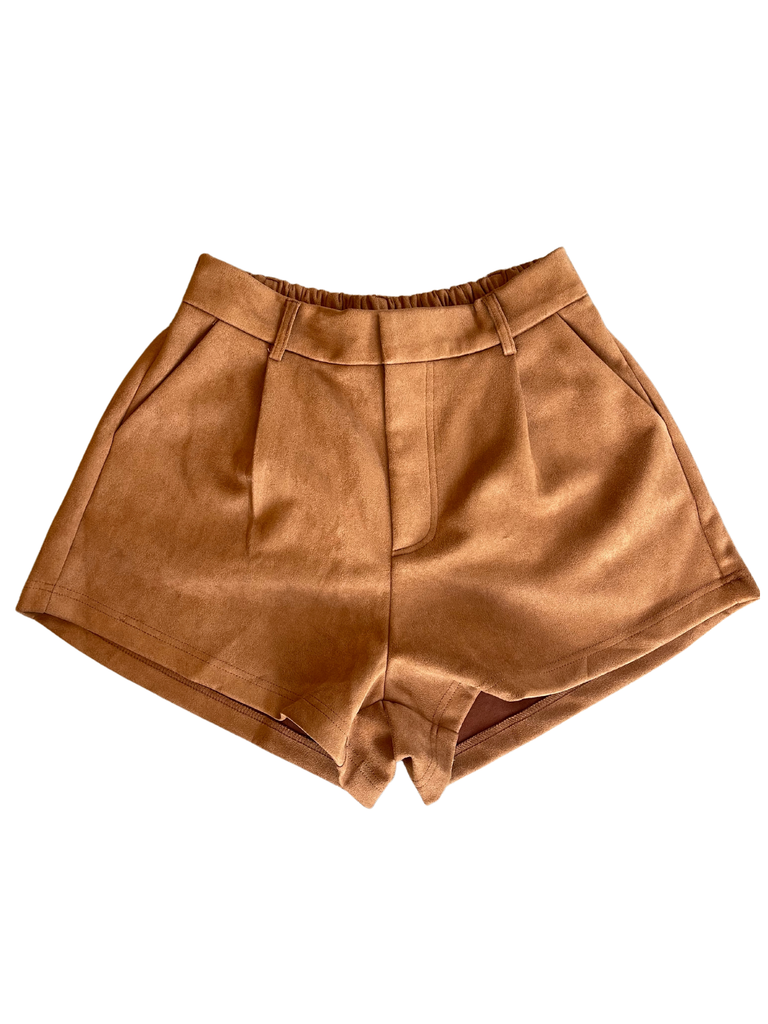 High Waisted Suede Shorts Alchemia Style