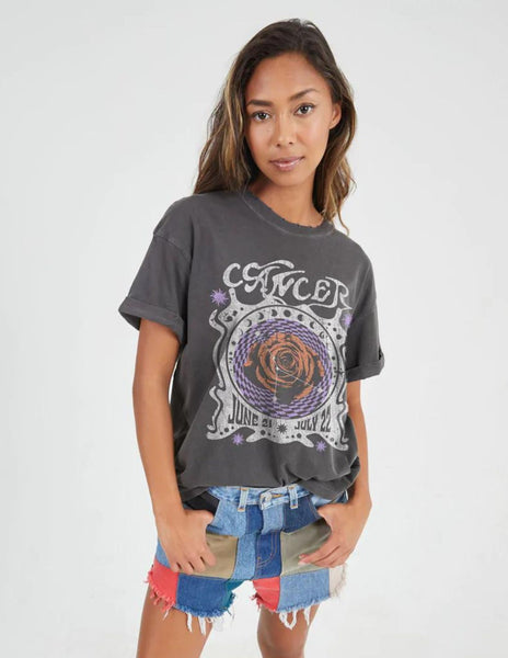 Cancer Band Boyfriend Tee