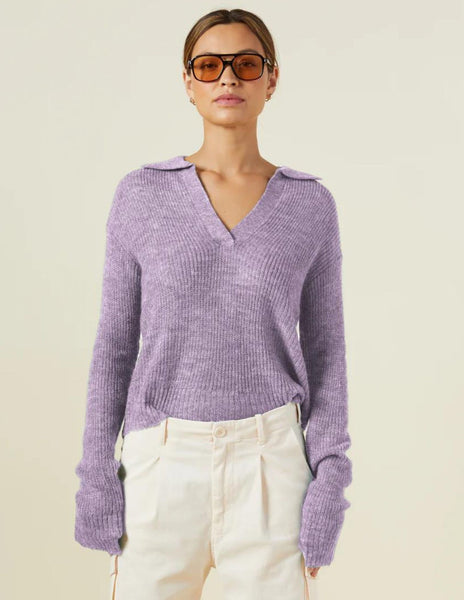 Mohair Polo Sweater