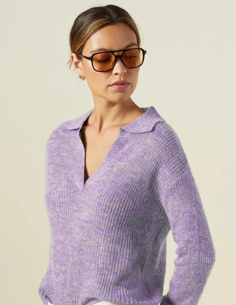 Mohair Polo Sweater