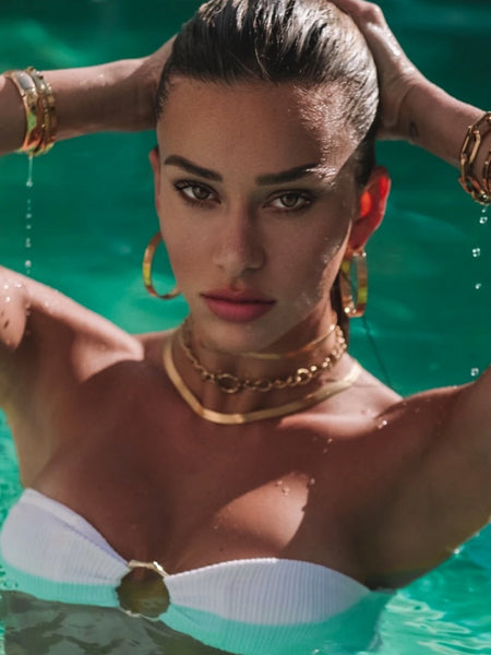 Carrie Flat Hoops