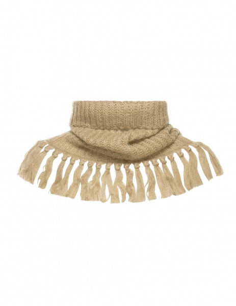 Mohair Neck Warmer W/ Fringe