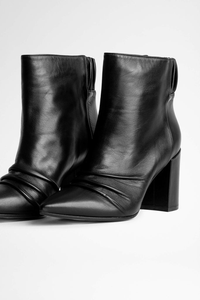 Glimmer Elastic Ankle Boots