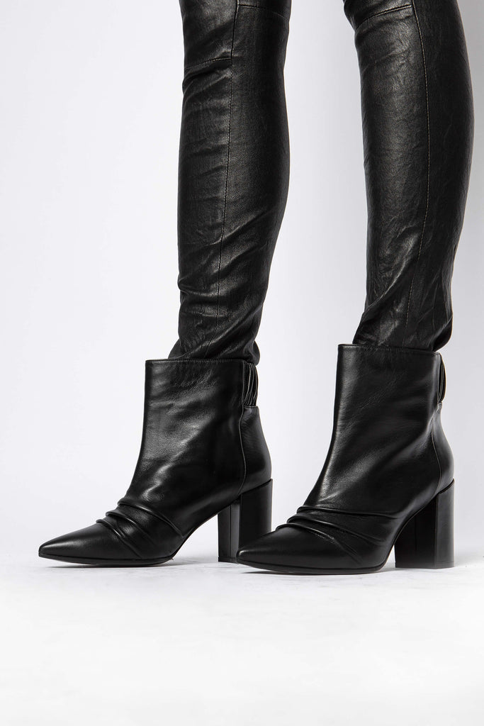 Glimmer Elastic Ankle Boots