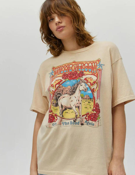 Willie Nelson On the Road Again Weekend Tee