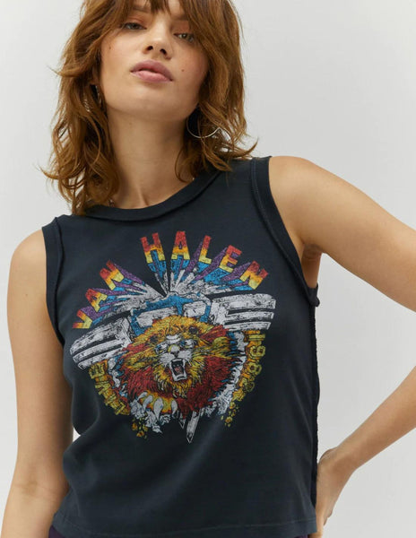 Van Halen Live 1982 Reverse Shrunken Tank