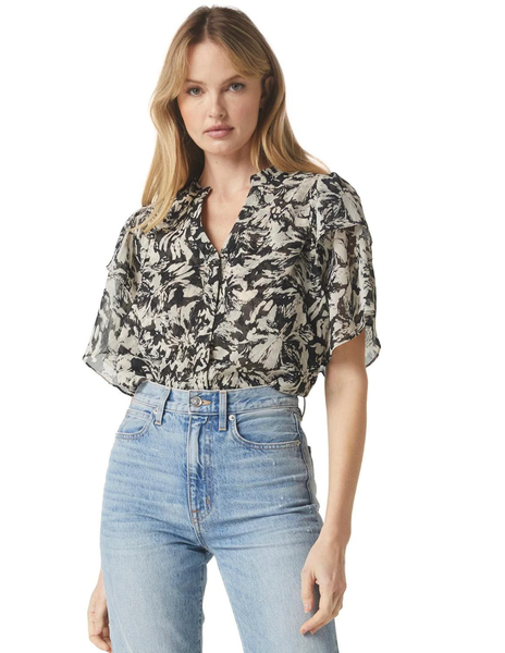 Livia Top in Tonal Abstract