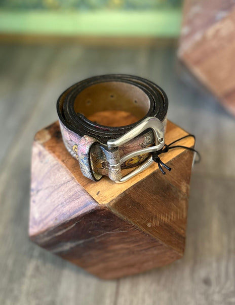 Floral Print Belt