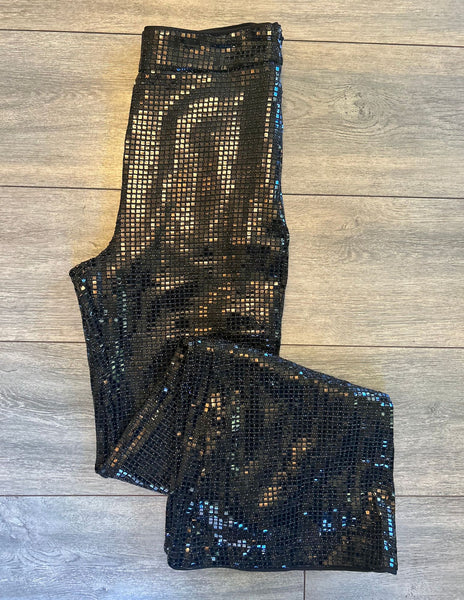 Square Sequin Flare Pant